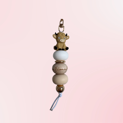 Cow Keyring